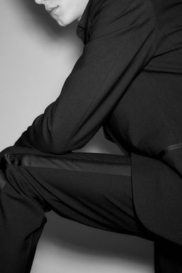 Slim Fit Tuxedo trousers - H&m фото 4