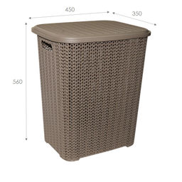 Корзина для белья 60 л Вязь, арт. 2060/19 /20 /21/36/06