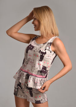 Комплект с шортами КОКЕТКА (розовый №19) - Ивановская трикотажная компания фото 3