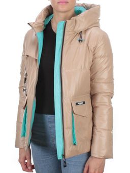 8265 BEIGE Куртка демисезонная женская BAOFANI (100 гр. синтепон) - Fashion фото 7