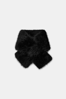 PLAIN FAUX FUR SCARF - Zara фото 2