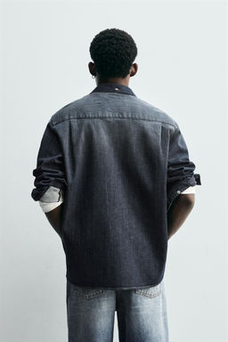 WASHED DENIM SHIRT - Zara фото 3