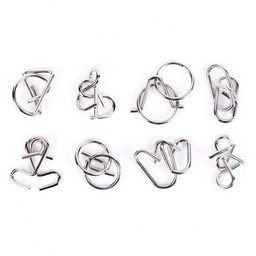 Головоломка металлическая «Загадки пиратов», набор 8 шт.