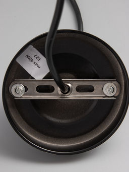 Светильник подвесной 1117/1, E27, 40 Вт, 22.5×70 см, чёрный