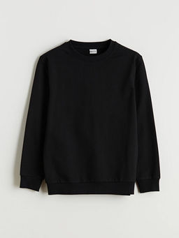 Bisiklet Yaka Erkek ?ocuk Sweatshirt