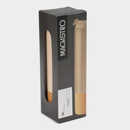 Бутылка для воды Magistro Cork, c элементами пробки, 450 мл, 7×7×23 см, пластик, бежевая