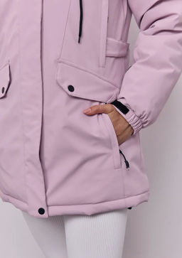 T3442-11 Куртка зимняя парка с капюшоном удлиненная - Strobbs фото 17