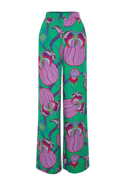 TRENDYOLMILLA Etnik Desenli Dokuma Plaj Pantolon TBESS24PL00018  фото 7