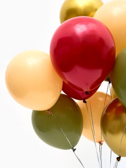 Воздушные шары латексные 12" "Оливковый, бежевый, золотой, кофейный микс" набор 25 штук