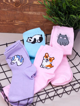 Носки женские iLikeGift "Panda", р. 35-40