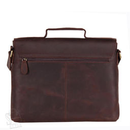 Портфель мужской кожаный 35502Z d.brown Zinimsk в Новосибирске