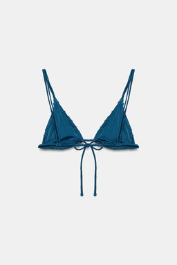 TOP BIKINI TIRAS NUDOS / Azul - Zara фото 8