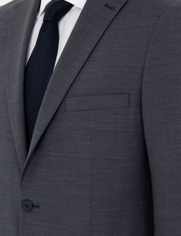 Koyu Mavi Slim Fit Y_nl_ Tak_m Elbise