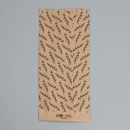 Цена за 50 шт. Пакет бумажный фасовочный, крафт, «Спасибо» 14×30×6 см без окна