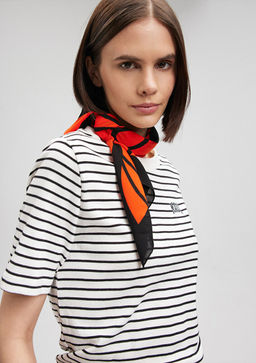 Renkli Bask?l? Bandana - Mavi фото 4