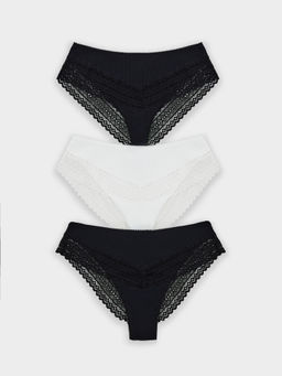 Цена за 2 штуки! Трусы слипы женские в наборе, 3 шт - Mark formelle фото 8