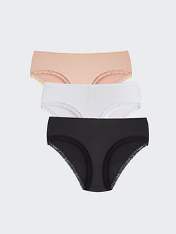 Dantel Detayl? Bikini K?lot 3l? Paket