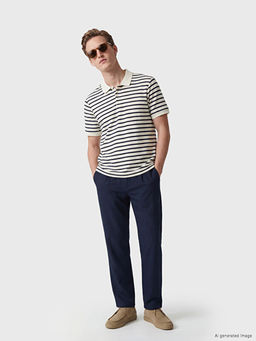Брюки мужские Regular Fit Gabardin плиссированные