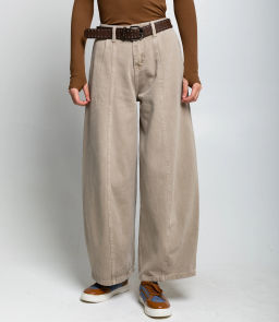 Джинсы #КТ26200, бежево-серый - Dommod фото 2