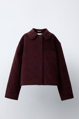 VELVET PETER PAN COLLAR JACKET
