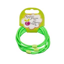 CHERRY MARY R6017 Набор резинок для волос 5 х 3 шт. СК/Распродажа №02 зеленый