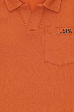 Футболка-поло с воротником корицы для мальчиков - U.s. polo assn фото 3