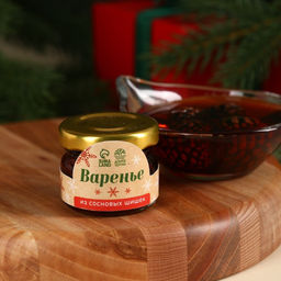 Подарочный набор Снигирь: сбор трав 20 г., варенье из сосновых шишек 20 г., безалкогольный бальзам 100 мл. - Доброе здоровье фото 3