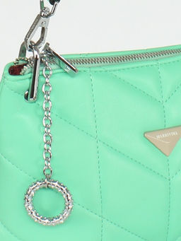 Сумка женская искусственная кожа Marrivina-22511, 1отд+карм/пер, плечевой ремень, зеленый SALE 254609 - Adelia фото 9