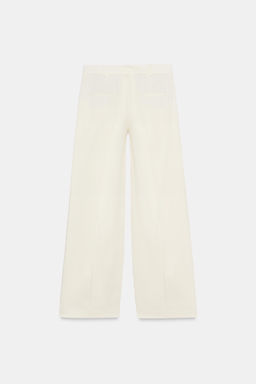 PANTAL?N ANCHO PLIEGUES ZW COLLECTION / Crudo - Zara фото 7