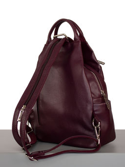 LACCOMA рюкзак Адель-24-L815-ежевичный эко кожа хлопок  фото 2