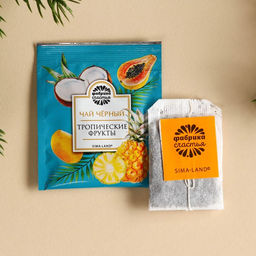 Цена за 2 шт. Чай новогодний в пакетиках Новогодний пофигин, 1 шт. х 1,8 г. - Фабрика счастья фото 7