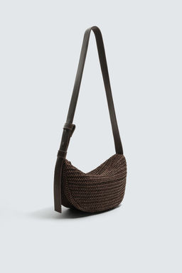 BOLSO DE HOMBRO TRENZADO / Marr?n - Zara фото 2