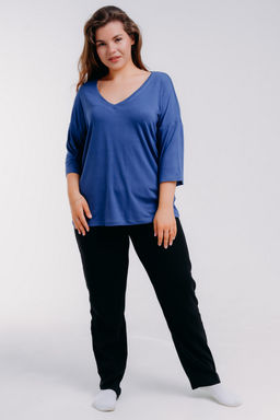 Футболка женская из вискозы Марина индиго - Амадэль фото 2