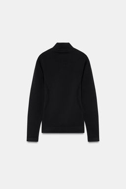 CAMISETA SEAMLESS CON LANA MERINO SKI COLLECTION / Negro
