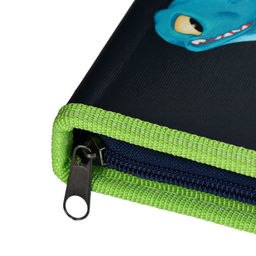 Пенал школьный, 1 секция, 11.5×20.5×3 см «Дино»