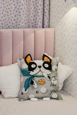 Наволочка декоративная Бульдог 45*45