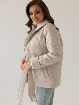 Куртка женская демисезонная 24832-00 (латте) - Kankan фото 7