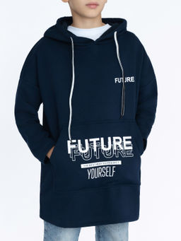 Толстовка детская темносиняя Future