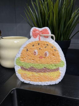 ЭКО губка для посуды "Burger"