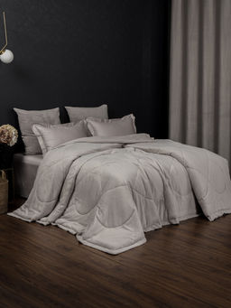 Lindor Fluffy (серый беж) Egyptian Cotton комплект