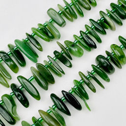 Бусины для украшений из Нефрита крошка