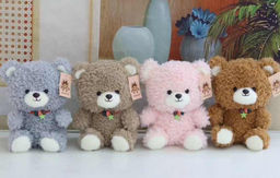 Мишка с бусами, в звездочку, 20см (Белоруссия)