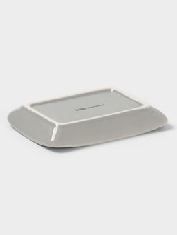 Маслёнка Доляна «Гуси», 17×12×8.5 см, доломит, белая