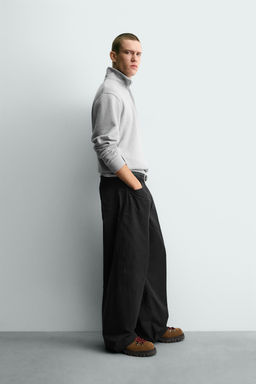 PANTAL?N CURVED FIT / Negro - Zara фото 4