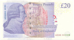 20 фунтов 2006 года Великобритания