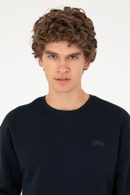 Мужской темно-синий базовый свитшот - U.s. polo assn фото 2