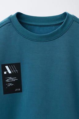 SPORTY LOGO SWEATSHIRT - Zara фото 3