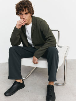 Брюки мужские 25154-497 футер серый меланж - Avese фото 97