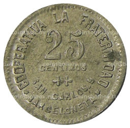25 сентимо 1923 года Испания  Барселона