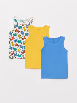 Bisiklet Yaka Erkek Bebek Atlet 3l?